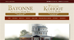 Desktop Screenshot of bayonnememorialhome.com